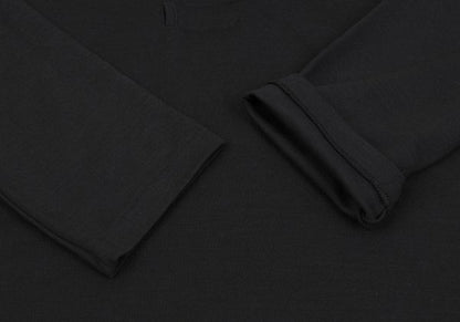 Yohji Yamamoto POUR HOMME 96AW Wool Rayon Neck Black Size M