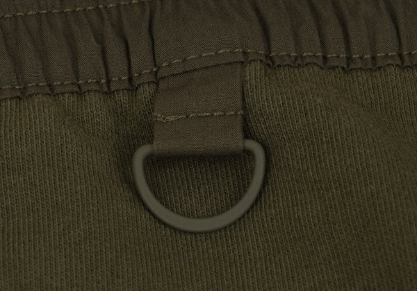 Y-3 Cotton Waist Panel Hoodie Green Size XL