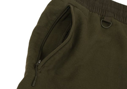 Y-3 Cotton Waist Panel Hoodie Green Size XL