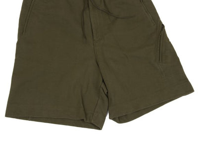 Y-3 Cotton Waist Panel Hoodie Green Size XL