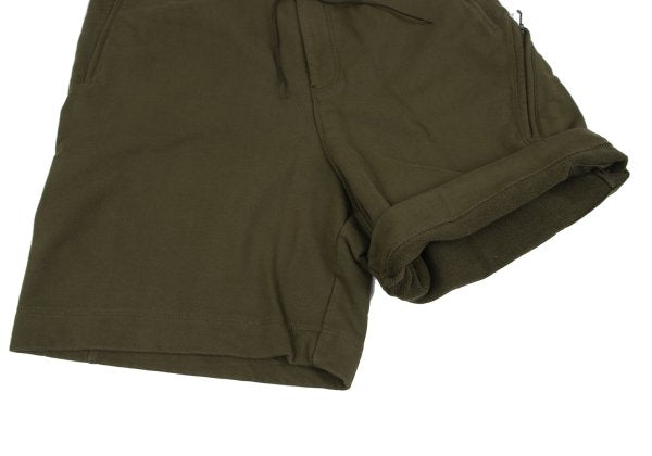 Y-3 Cotton Waist Panel Hoodie Green Size XL