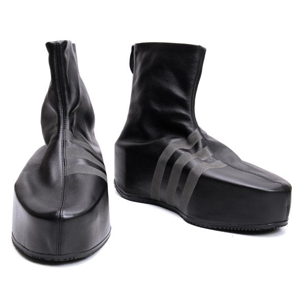 Y-3 KYASU OVERBOOT Leather Boots Black Size 26cm