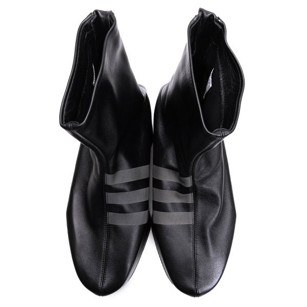 Y-3 KYASU OVERBOOT Leather Boots Black Size 26cm
