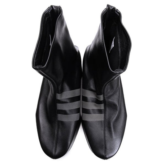 Y-3 KYASU OVERBOOT Leather Boots Black Size 26cm