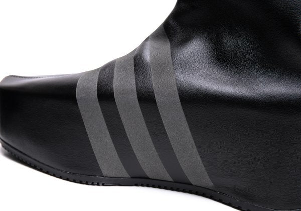 Y-3 KYASU OVERBOOT Leather Boots Black Size 26cm