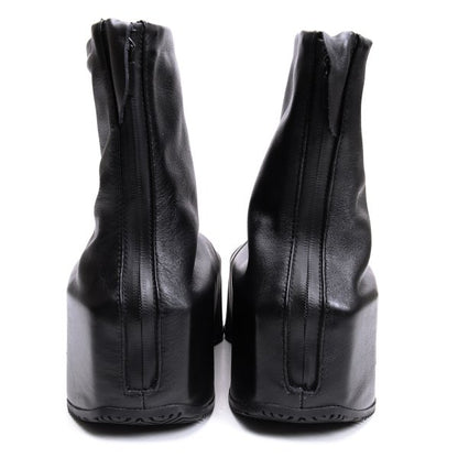 Y-3 KYASU OVERBOOT Leather Boots Black Size 26cm