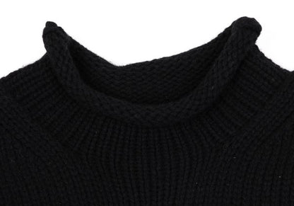 COMME des GARCONS HOMME PLUS Black Logo Knit Sweater Size M