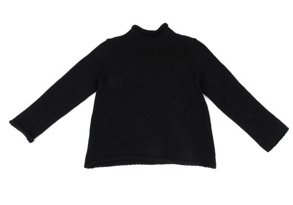COMME des GARCONS HOMME PLUS Black Logo Knit Sweater Size M