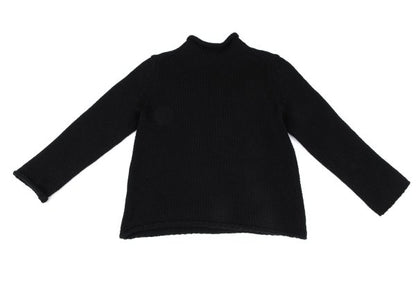 COMME des GARCONS HOMME PLUS Black Logo Knit Sweater Size M