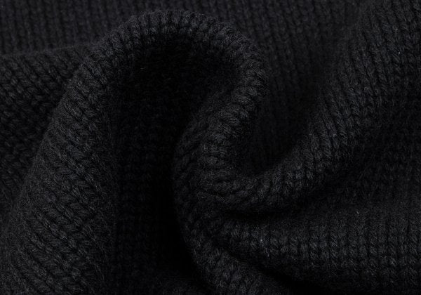 COMME des GARCONS HOMME PLUS Black Logo Knit Sweater Size M