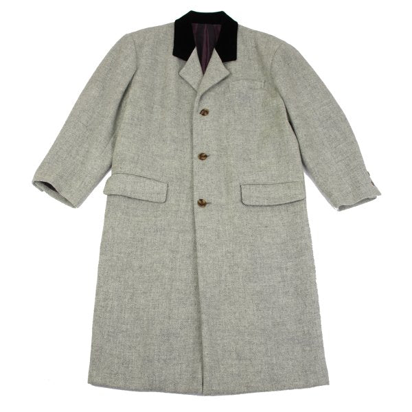 Jean Paul GAULTIER HOMME Wool Velour Panel Coat Grey Size M