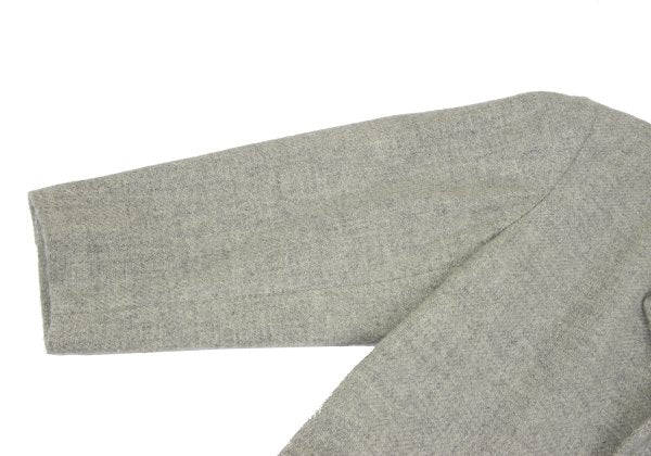 Jean Paul GAULTIER HOMME Wool Velour Panel Coat Grey Size M