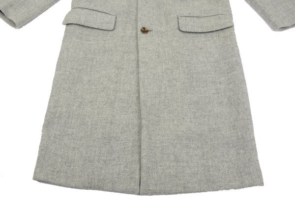 Jean Paul GAULTIER HOMME Wool Velour Panel Coat Grey Size M