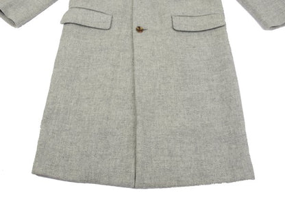 Jean Paul GAULTIER HOMME Wool Velour Panel Coat Grey Size M