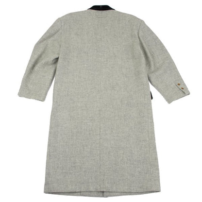 Jean Paul GAULTIER HOMME Wool Velour Panel Coat Grey Size M