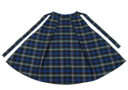 MSGM Tartan Check Belted Midi Skirt Multi Size 42