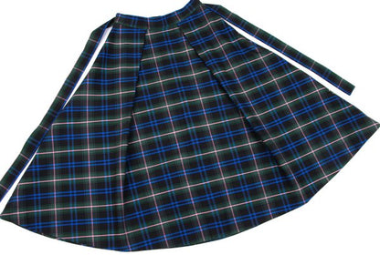MSGM Tartan Check Belted Midi Skirt Multi Size 42