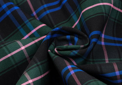MSGM Tartan Check Belted Midi Skirt Multi Size 42