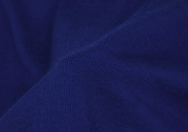 Boutique Moschino Wool Crewneck Cardigan Blue Size 40