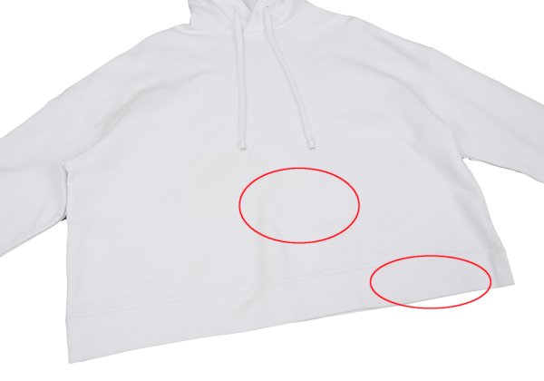 Maison Martin Margiela AIDS Print Hoodie White Size S