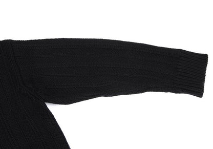 Yohji Yamamoto POUR HOMME Wool Blend Zip Jacket Black Size M