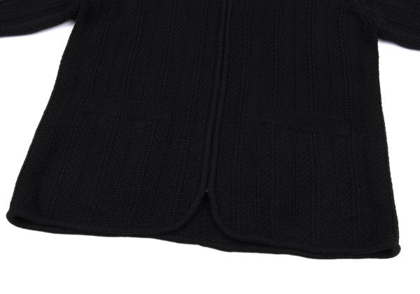 Yohji Yamamoto POUR HOMME Wool Blend Zip Jacket Black Size M