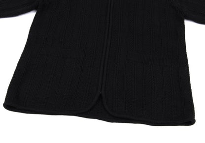 Yohji Yamamoto POUR HOMME Wool Blend Zip Jacket Black Size M