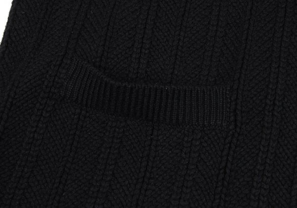 Yohji Yamamoto POUR HOMME Wool Blend Zip Jacket Black Size M