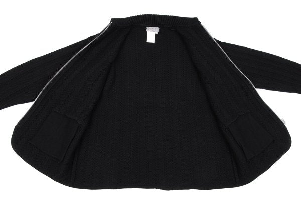 Yohji Yamamoto POUR HOMME Wool Blend Zip Jacket Black Size M