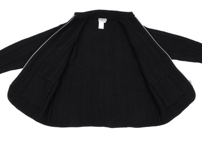 Yohji Yamamoto POUR HOMME Wool Blend Zip Jacket Black Size M