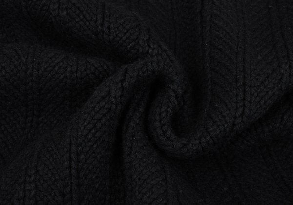 Yohji Yamamoto POUR HOMME Wool Blend Zip Jacket Black Size M