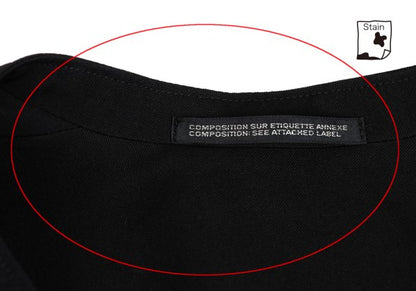 Yohji Yamamoto POUR HOMME 18AW Gabardine Coat Black Size 3