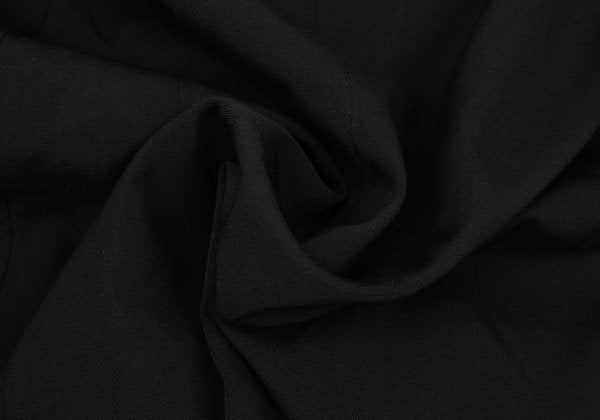 Yohji Yamamoto POUR HOMME 18AW Gabardine Coat Black Size 3