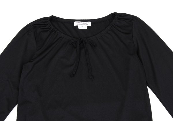 COMME des GARCONS Poly Cord Neck Top Black Size S