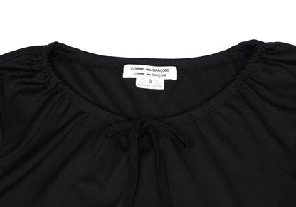 COMME des GARCONS Poly Cord Neck Top Black Size S