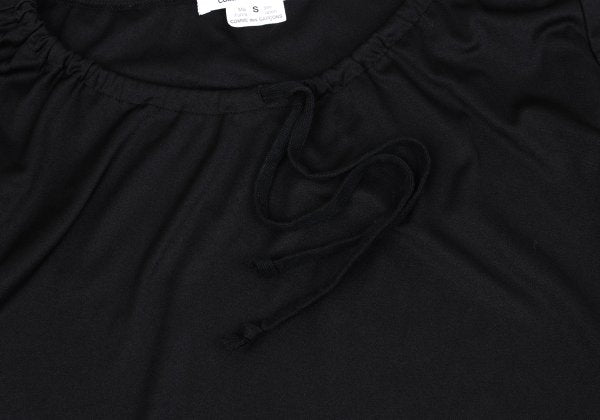 COMME des GARCONS Poly Cord Neck Top Black Size S