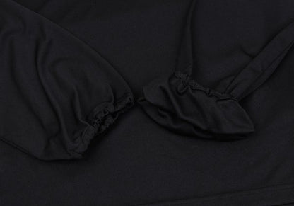 COMME des GARCONS Poly Cord Neck Top Black Size S