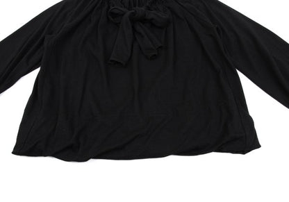 COMME des GARCONS Angora Ribbon Gather Blouse Black Size S