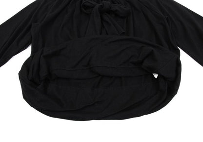 COMME des GARCONS Angora Ribbon Gather Blouse Black Size S