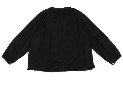 COMME des GARCONS Angora Ribbon Gather Blouse Black Size S