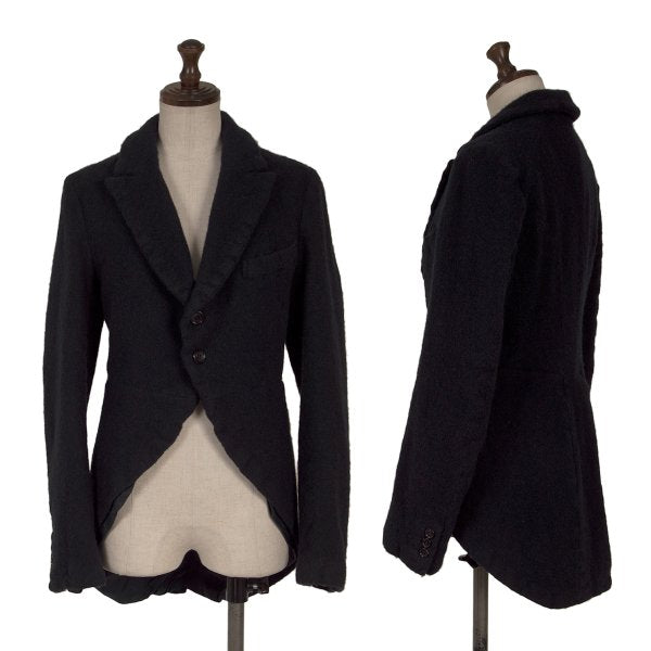COMME des GARCONS Wool 2B Swallowtail Jacket Navy Size S