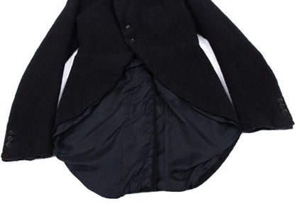 COMME des GARCONS Wool 2B Swallowtail Jacket Navy Size S