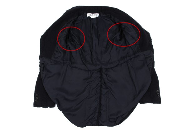 COMME des GARCONS Wool 2B Swallowtail Jacket Navy Size S