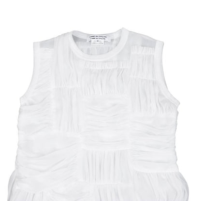 COMME des GARCONS Polyester Gathered Panel Tank Top Size S