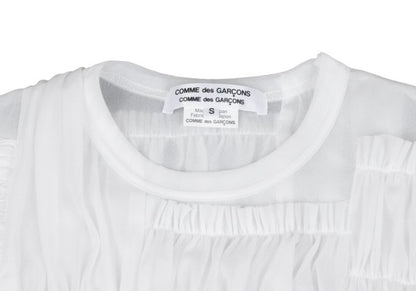 COMME des GARCONS Polyester Gathered Panel Tank Top Size S