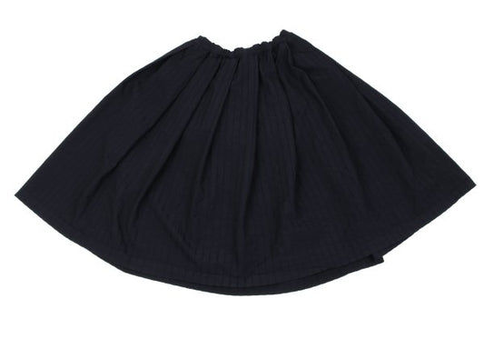 COMME des GARCONS Dobby Stripe Poly Skirt Navy Size S