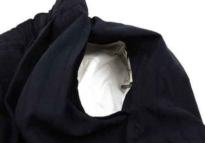 COMME des GARCONS Dobby Stripe Poly Skirt Navy Size S
