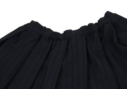 COMME des GARCONS Dobby Stripe Poly Skirt Navy Size S