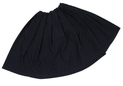 COMME des GARCONS Dobby Stripe Poly Skirt Navy Size S