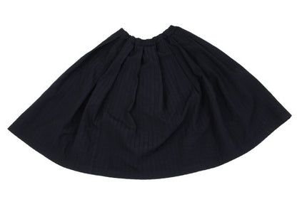 COMME des GARCONS Dobby Stripe Poly Skirt Navy Size S